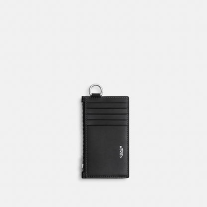 Zip Card Case With Teddy Graphic