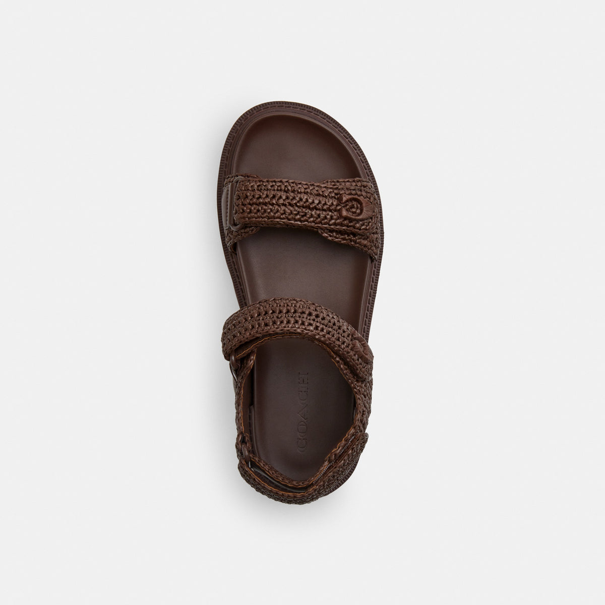Brynn Sandal In Crystal Signature Denim