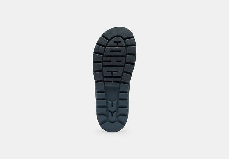 Brynn Thong Sandal In Loved Denim