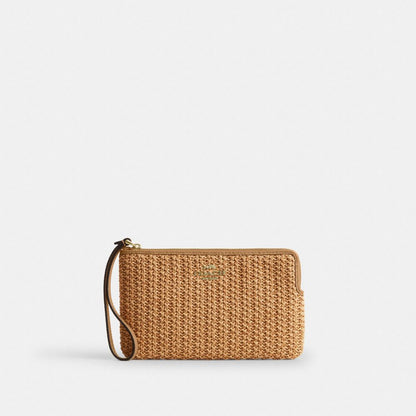Large Corner Zip Wristlet