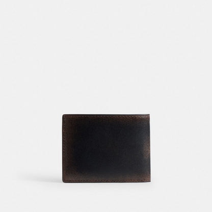 Slim Billfold Wallet In Loved Leather