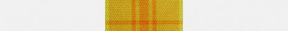 Corner Zip Wristlet In Regenerative Cotton With Plaid Print
