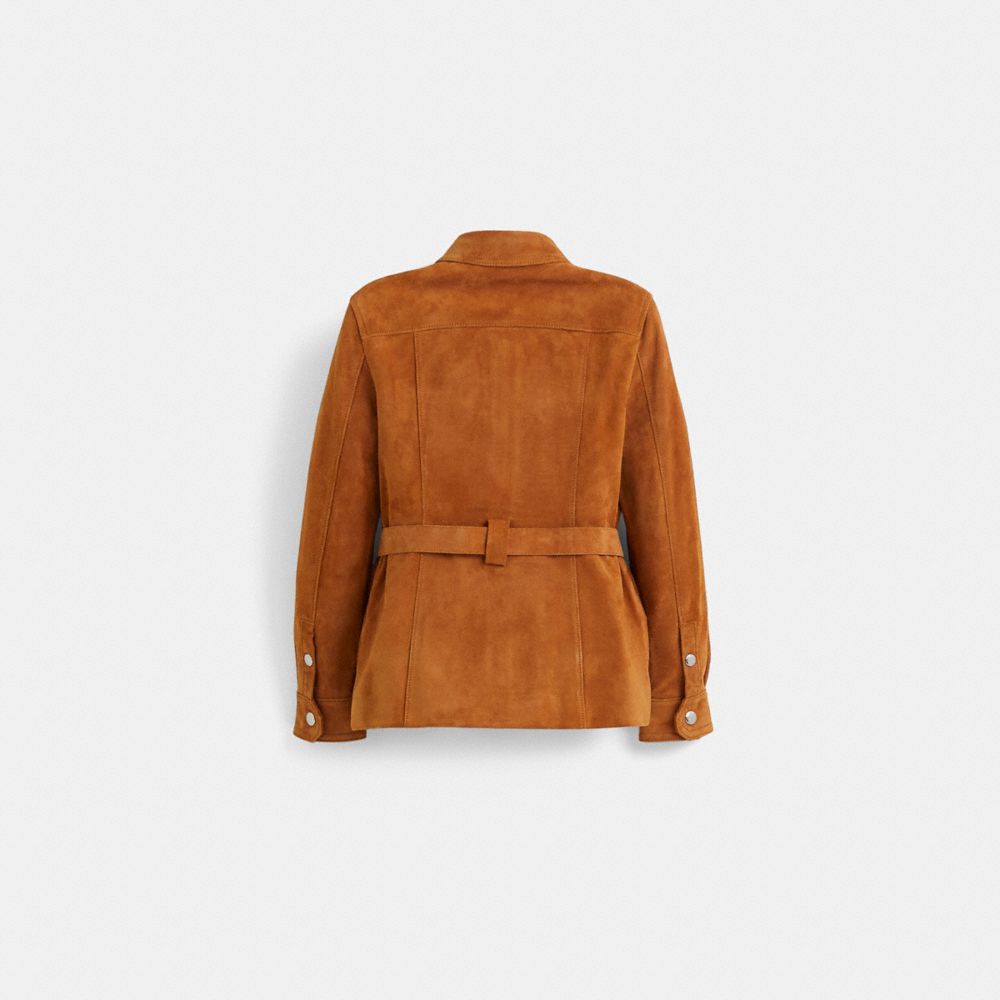 Restored Suede Belted Heritage Jacket