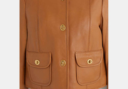 Restored Cardi Leather Jacket