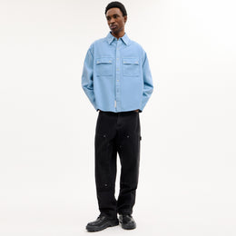 Long Sleeve Canvas Shirt In Organic Cotton