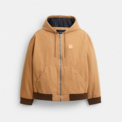 Canvas Zip Hoodie