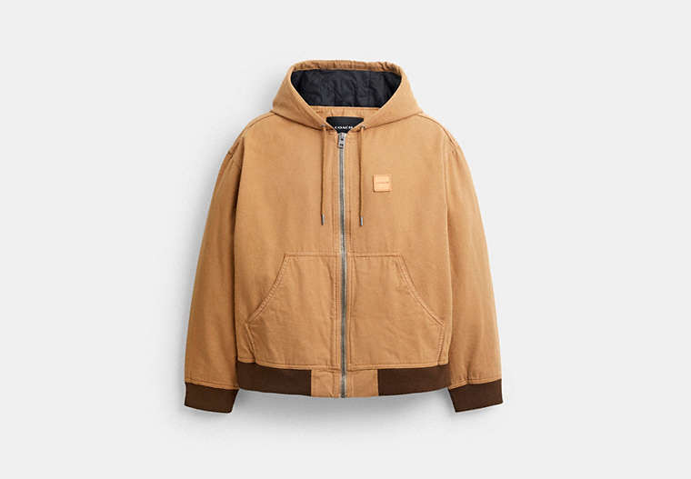 Canvas Zip Hoodie