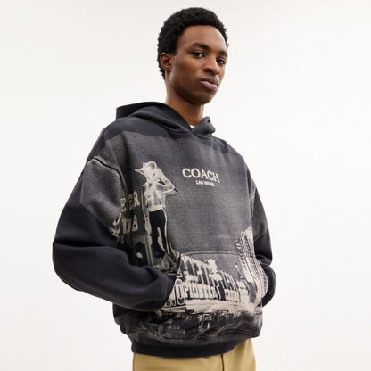 Las Vegas Postcard Relaxed Hoodie