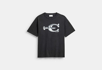 Hardware Relaxed T-Shirt In Organic Cotton