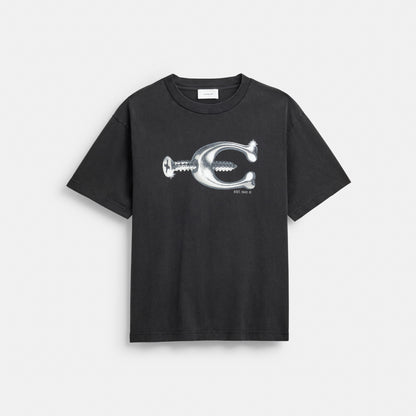 Hardware Relaxed T-Shirt In Organic Cotton