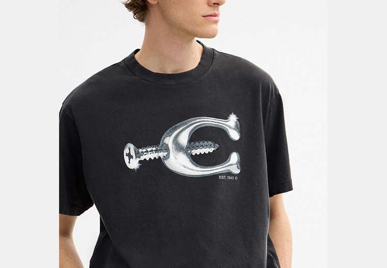 Hardware Relaxed T-Shirt In Organic Cotton