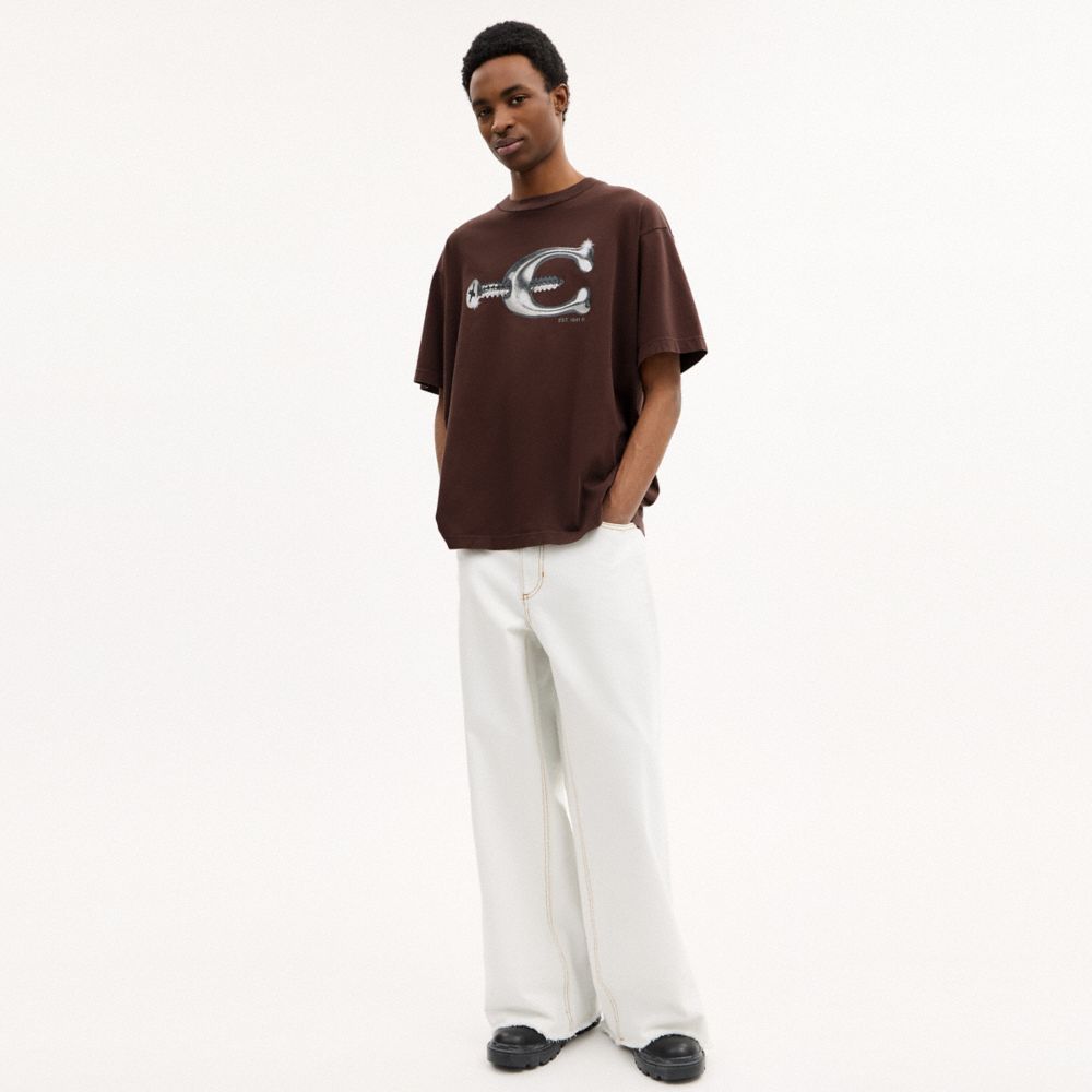 Hardware Relaxed T-Shirt In Organic Cotton