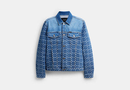 Signature Trucker Jacket In Organic Cotton
