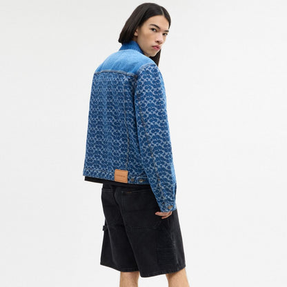Signature Trucker Jacket In Organic Cotton