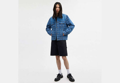 Signature Trucker Jacket In Organic Cotton
