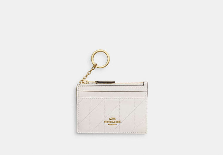 Mini Skinny Id Case With Quilting