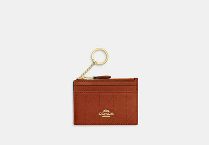 Mini Skinny Id Case With Quilting