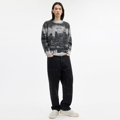 Postcard Crewneck Sweater