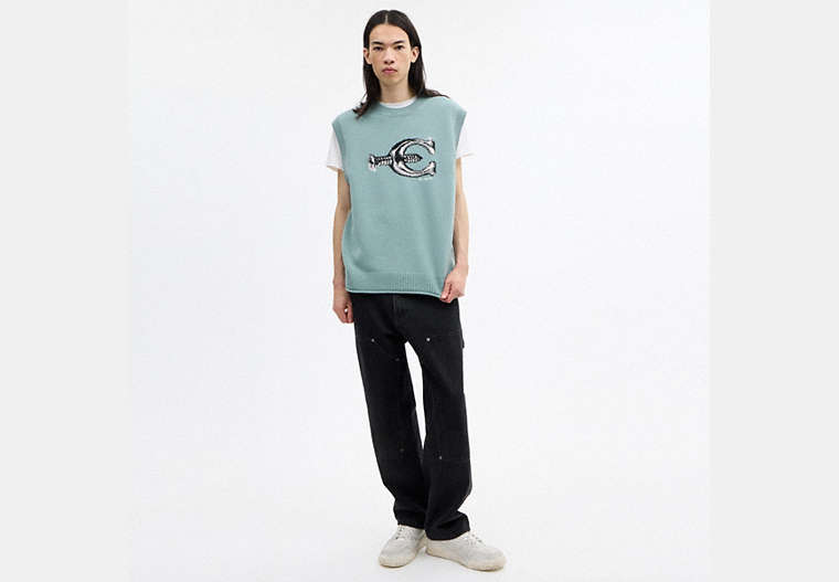 Hardware Crewneck Sweater Vest