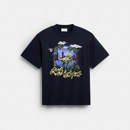 Rexy 10th Birthday Jungle Relaxed T-Shirt In Organic Cotton