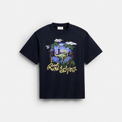 Rexy 10th Birthday Jungle Relaxed T-Shirt In Organic Cotton