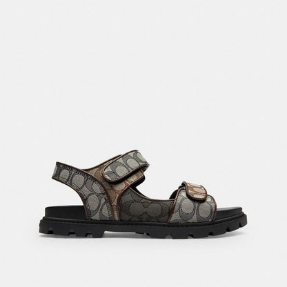 Double Strap Sandal In Signature