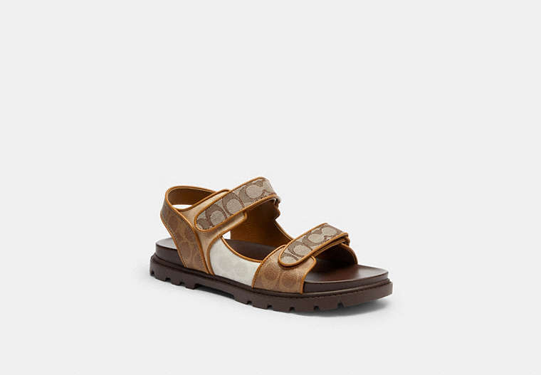 Double Strap Sandal In Signature