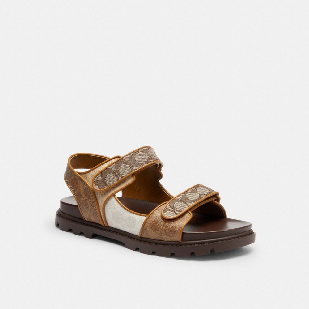 Double Strap Sandal In Signature