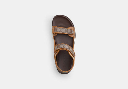 Double Strap Sandal In Signature