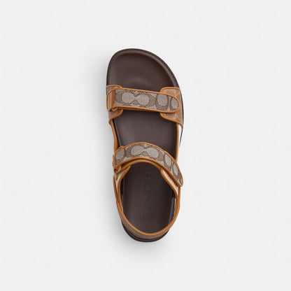 Double Strap Sandal In Signature