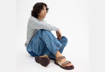 Double Strap Sandal In Signature