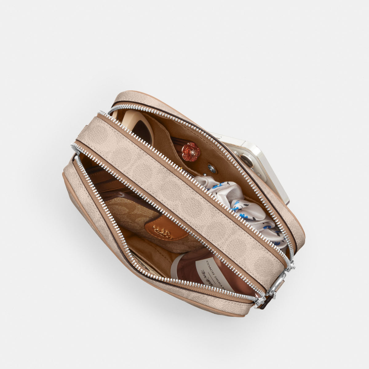 Carey Crossbody Bag In Signature Canvas