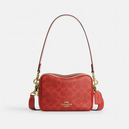 Mini Carey Crossbody Bag In Signature Canvas