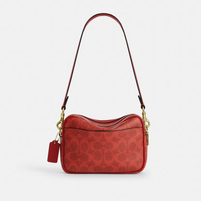 Mini Carey Crossbody Bag In Signature Canvas