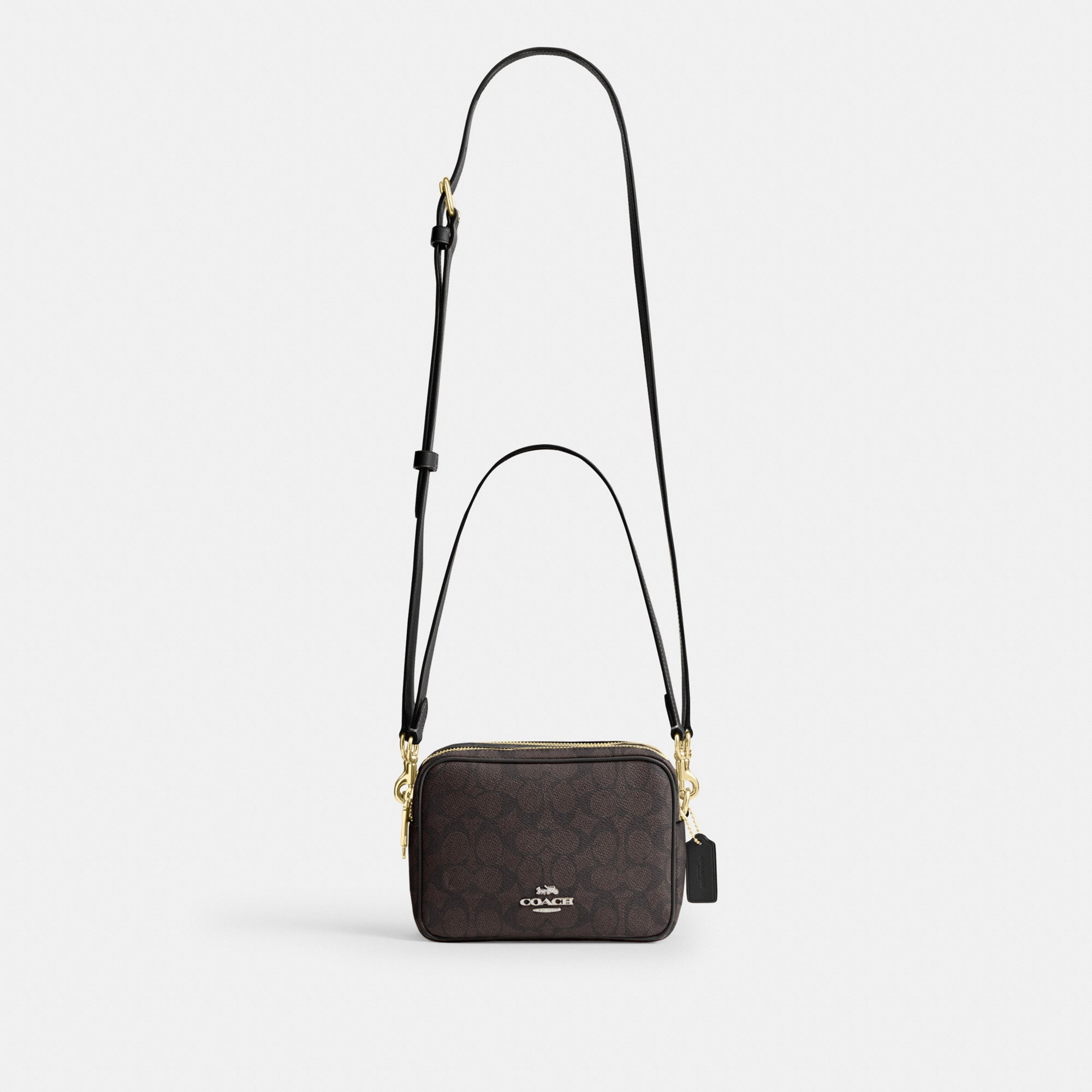 Mini Carey Crossbody Bag In Signature Canvas