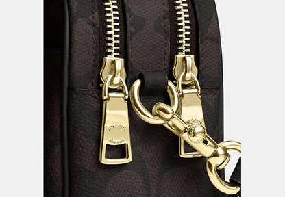 Mini Carey Crossbody Bag In Signature Canvas