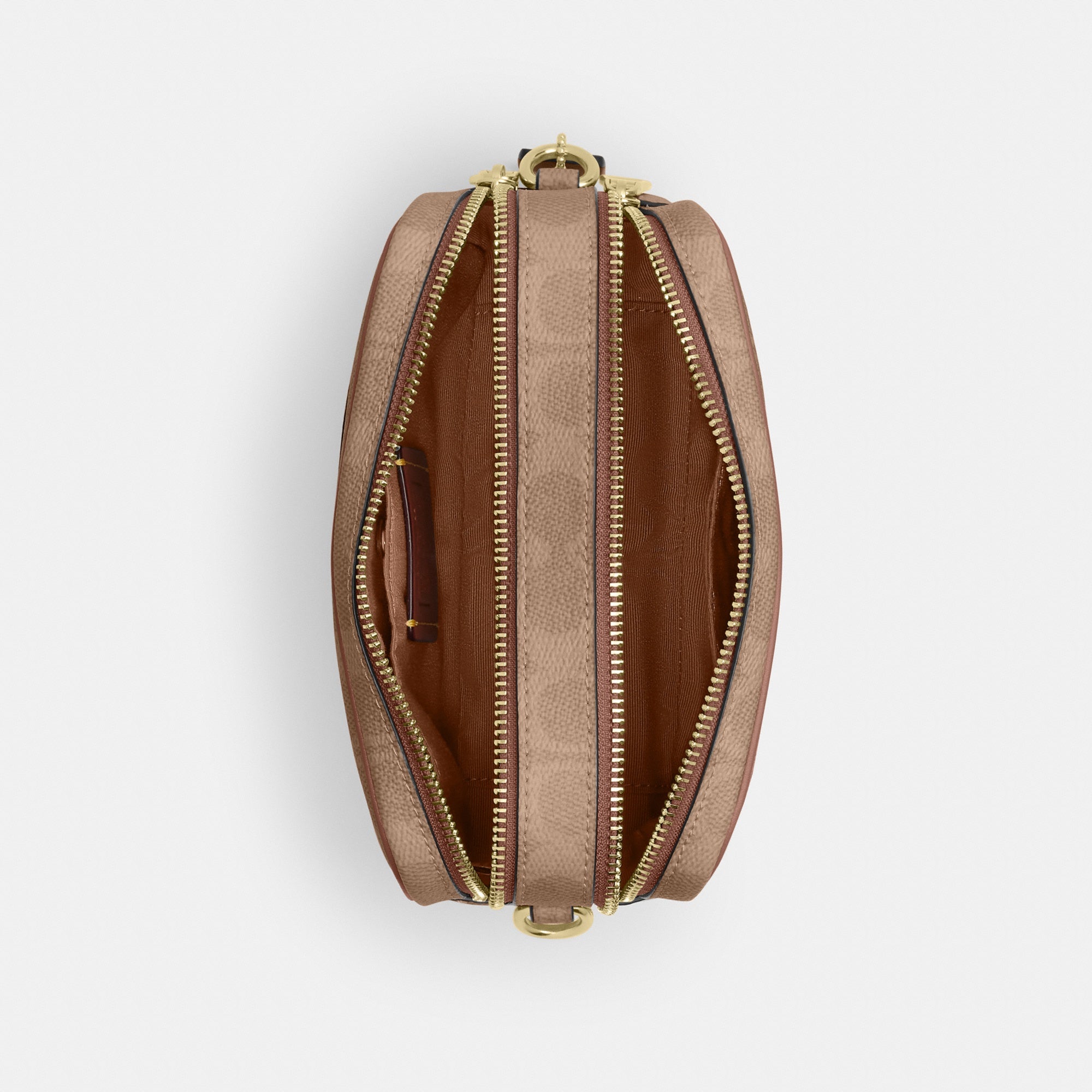 Mini Carey Crossbody Bag In Signature Canvas