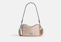 Mini Carey Crossbody Bag In Signature Canvas