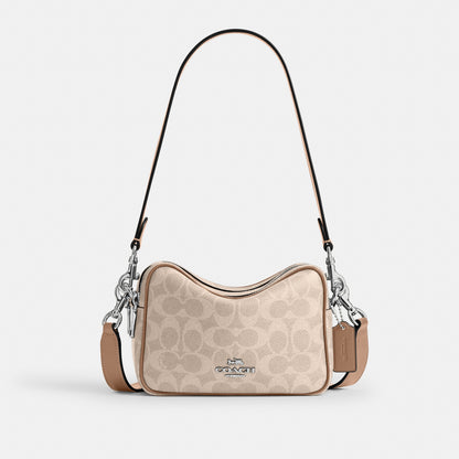 Mini Carey Crossbody Bag In Signature Canvas