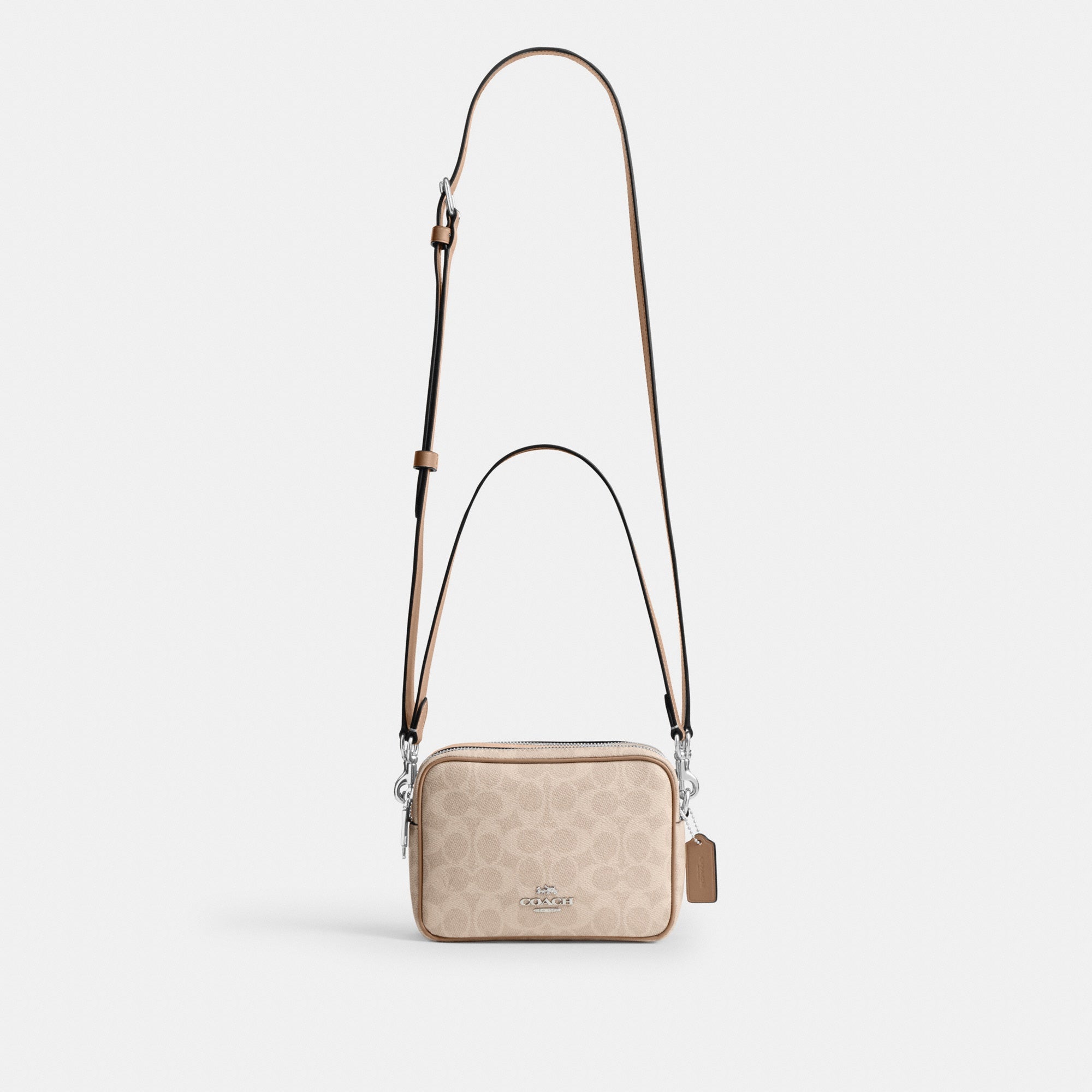 Mini Carey Crossbody Bag In Signature Canvas