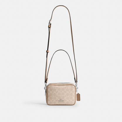 Mini Carey Crossbody Bag In Signature Canvas