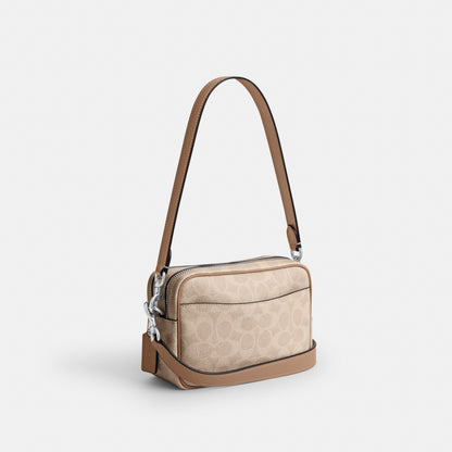 Mini Carey Crossbody Bag In Signature Canvas