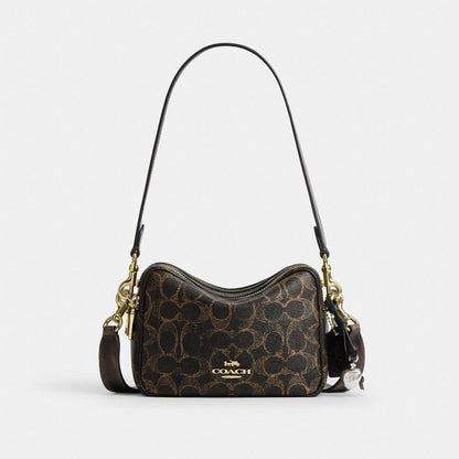 Mini Carey Crossbody Bag In Loved Signature Canvas