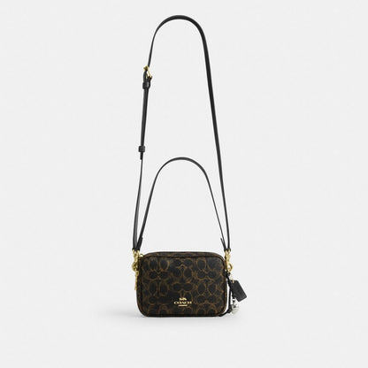 Mini Carey Crossbody Bag In Loved Signature Canvas