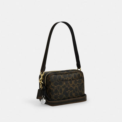Mini Carey Crossbody Bag In Loved Signature Canvas