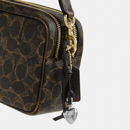 Mini Carey Crossbody Bag In Loved Signature Canvas