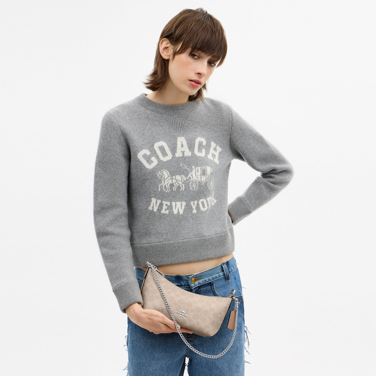 Caitlin Shoulder Bag In Signature Canvas