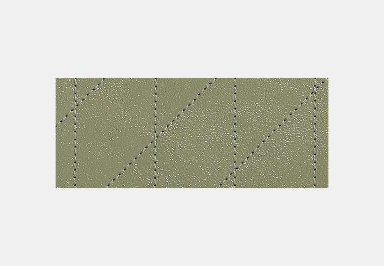 Long Zip Around Wallet With Quilting