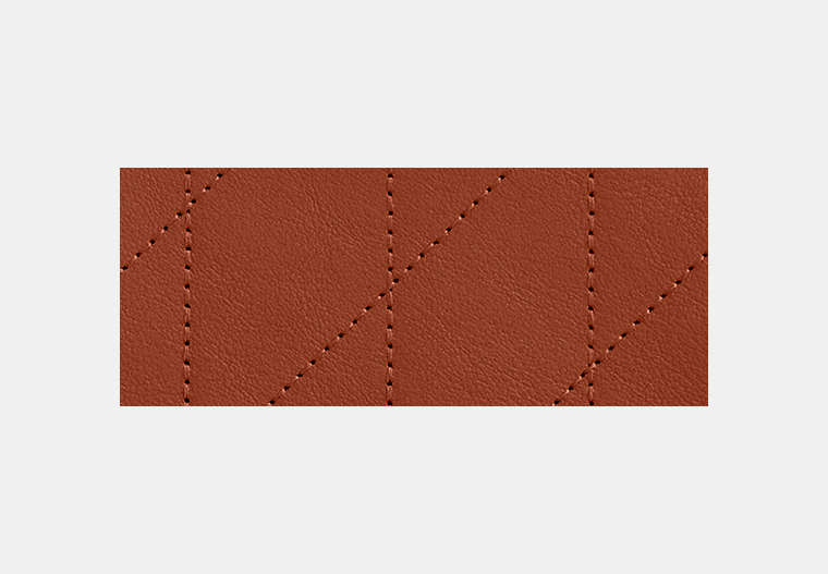 Long Zip Around Wallet With Quilting