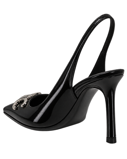 Celine Slingback Alma in Patent Calfskin